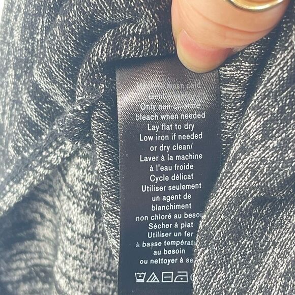 rag & bone Womens Sweatshirt Pullover Shirt Cutout Heather Gray Small - Picture 3 of 11